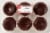 Ukrop's™ Yellow Cupcakes Iced Chocolate Perspective: top