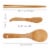 Bamboo Sushi Making Kit with 2 Sushi Rolling Mats, Bamboo Chopsticks, Rice Paddle & Spreader Perspective: top