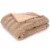 Cheer Collection Ultra Cozy & Soft Faux Fur Blanket - Assorted Colors and Sizes Perspective: top