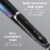 InfinitiPro by Conair 1-in. Rainbow Titanium Flat Iron (Pack of 2) Perspective: top