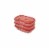 Rubbermaid Takealongs Food Storage Container Rectangle Red (Pack of 48) Perspective: top