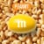 M&M S Peanut Milk Chocolate Sharing Size - 10.05 Oz Resealable Bag (Pack of 32) Perspective: top
