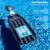 Swimline 90650 Inflatable 86 Prosecco Bottle Pool Float Water Raft Lounger Perspective: top