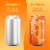 Poppi Orange Soda Can Perspective: top