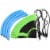 Swinging Monkey Giant 40 Inch Web Fabric Outdoor Family Play Saucer Swing, Green Perspective: top