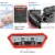 Wonder Maxi 3D Vibration Plate Exercise Machine w/ Dual Motor Oscillation, Red Perspective: top