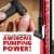 PRO BIKE TOOL Red Bike Floor Pump - Bicycle Pump w/ Gauge up to 160 PSI Perspective: top