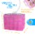 Bins  Things Pink 3-Tier 30 Compartment Stackable Storage Container Perspective: top
