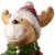 National Tree Company 29 Lighted Reindeer Décor Piece Perspective: top