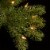 24 in. Pre-Lit Downswept Douglas Wreath with Warm White LED Lights- National Tree Company Perspective: top