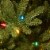 National Tree Company 7.5 ft. Natural Fraser Slim Fir Tree with Multicolor Lights Perspective: top