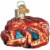 Old World Christmas King Crab Blown Glass Ornament Perspective: top
