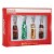 Old World Christmas Coca Cola Mini Beverage Set Glass Sprite Coke Fanta 14030 Perspective: top