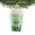 Old World Christmas Boba Tea Glass Pearl Mike Ornament 32534 Perspective: top