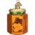 Old World Christmas Glass Blown Jar of Marmalade Ornament, Orange, 3 Perspective: top