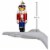 Old World Christmas Glass Blown Tree Ornament, Nutcracker Prince Perspective: top