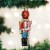 Old World Christmas Glass Blown Ornaments Peppermint Nutcracker Perspective: top