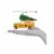 Ginger Cottages Coca-Cola Panel Van (CCO101) Ornament, Multi (#84200) Perspective: top