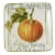 Tabletop Autumn Harvest Canape Plate Set Ceramic Thanksgiving Fall St/4 37250 Perspective: top