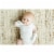 Goumikids Soft Organic Stay On No Scratch Baby Infant Mittens, 0-3M Drops Aqua Perspective: top