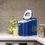 Costway Portable Compact Electric Ice Maker Machine Mini Cube 26lb/Day ABS Navy Perspective: top