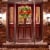 Costway 24'' Pre-lit Artificial Christmas Wreath Battery Operated w/ 50 LED Light & Timer Perspective: top