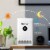 3.5L Quiet Top Fill Air Humidifier w/ 3-Level Mist Timer Sleep Mode for Bedroom Perspective: top
