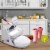 Costway Electric Ice Crusher Shaver Machine Snow Cone Maker Shaved Ice 143 lbs Perspective: top