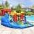 Costway Inflatable Bouncer Water Climb Slide Bounce House Splash Pool w/ Blower Perspective: top