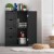4 Drawer Freestanding Bathroom Floor Cabinet Adjustable Storage Cupboard Perspective: top