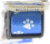 Alliance Large Blue Paw Print Collar Perspective: top