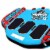 Airhead Griffin 3 Person Inflatable Winged Shaped Water Boating Towable Tube Perspective: top