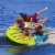 Airhead 95 Deck Shell Inflatable 4 Rider Towable Boating Lake Tube Water Raft Perspective: top