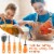 13Pcs Halloween Pumpkin Carving Kit Stainless Steel Carving Kit Pumpkin Sculpting Cutting Kit Perspective: top