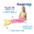 Snuggie Tails Blanket -  Rainbow Mermaid - Adult Perspective: top