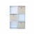 6-Cell Storage Cabinet Perspective: top