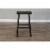 Sunny Designs 30  Saddle Seat Transitional Mahogany Wood Stool in Black Walnut Perspective: top