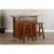 Sunny Designs 30  Saddle Seat Transitional Mahogany Wood Stool in Dark Chocolate Perspective: top