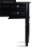 Poundex Wood Vanity Set with Stool and Mirror in Galaxy Black Perspective: top
