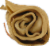 Bravo Peanut Butter Rawhide Roll Perspective: top