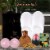 Caramel Vanilla 15-Piece Bath Basket. Infused with Coconut & Honey Essential Oils Perspective: top