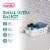 Sterilite White Small Ultra Basket Durable Plastic Storage Organizer, (12 Pack) Perspective: top