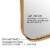 ANDY STAR Modern 18 x 48 Inch Rectangular Full Body Length Mirror, Brushed Gold Perspective: top