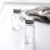 WHOLE HOUSEWARES | 2X3.5inch Stainless Steel Salt & Pepper Shakers Set | 3-Piece Pack Perspective: top