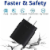 Super Fast Charger Compatible with Samsung Galaxy Type C Fast Charging Cable 2-PACK Perspective: top