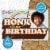 Prime Party Bob Ross Yard Sign with Lawn Stakes, Honk it's my Birthday Perspective: top