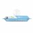 Unscented Flushable Wipes, 25 count, 6 Pack Perspective: top