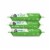 Simpleaf Aloe Vera Flushable Wipes 50 count 3 pack Perspective: top