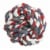 Mammoth® Flossy Chews® Small Monkey Fist Ball Dog Toy Perspective: top