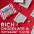 Ghirardelli® Peppermint Bark Chocolate Snowmen Holiday Candy Bag Perspective: top